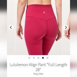 Lululemon align 28"